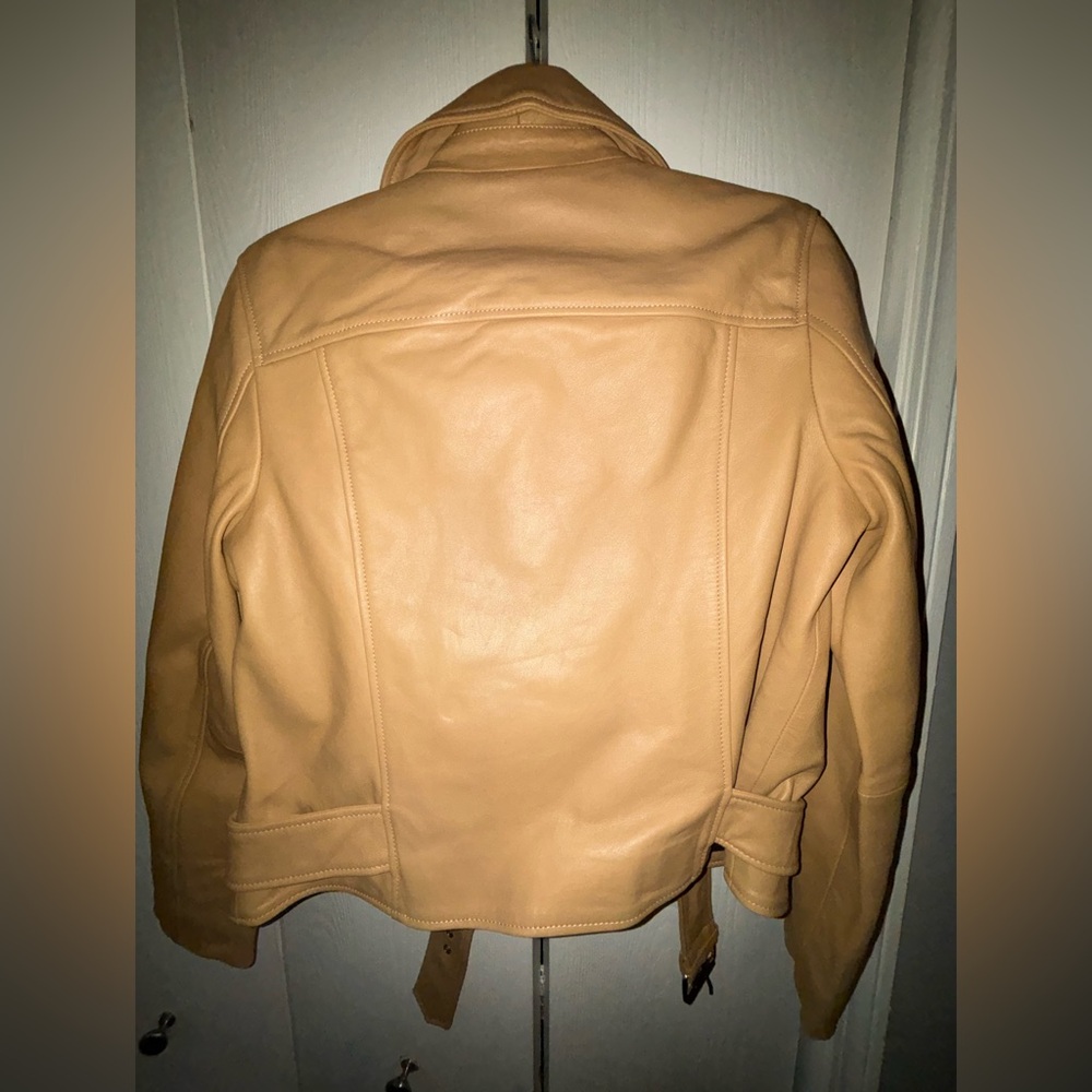Walter Baker Tan Leather Jacket - Picture 9 of 9